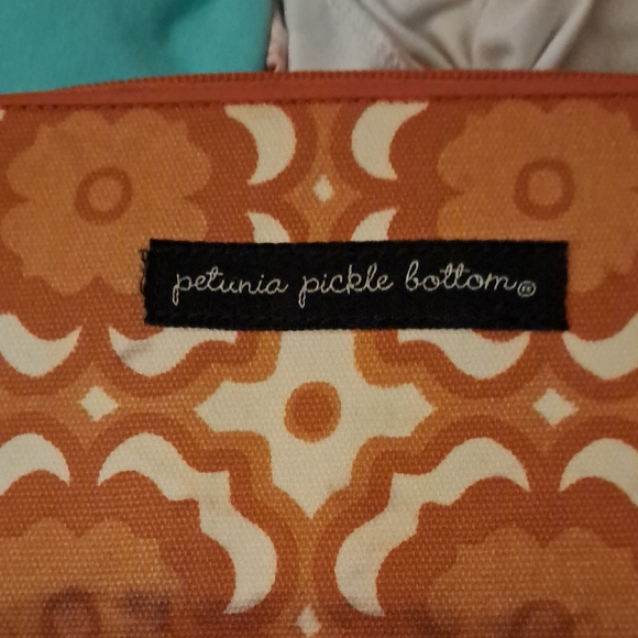 Petunia Pickle Bottom Floral Orange Baby Bag - Picture 1 of 10
